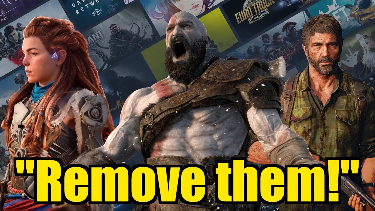 They WANT Sony to DELIST PlayStation games on Steam