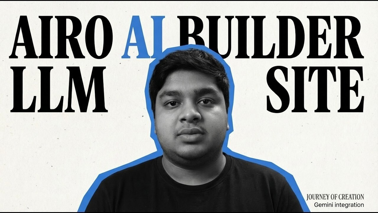 Как Кешав создал веб-сайт с чат-ботом за два часа с помощью Airo AI Builder