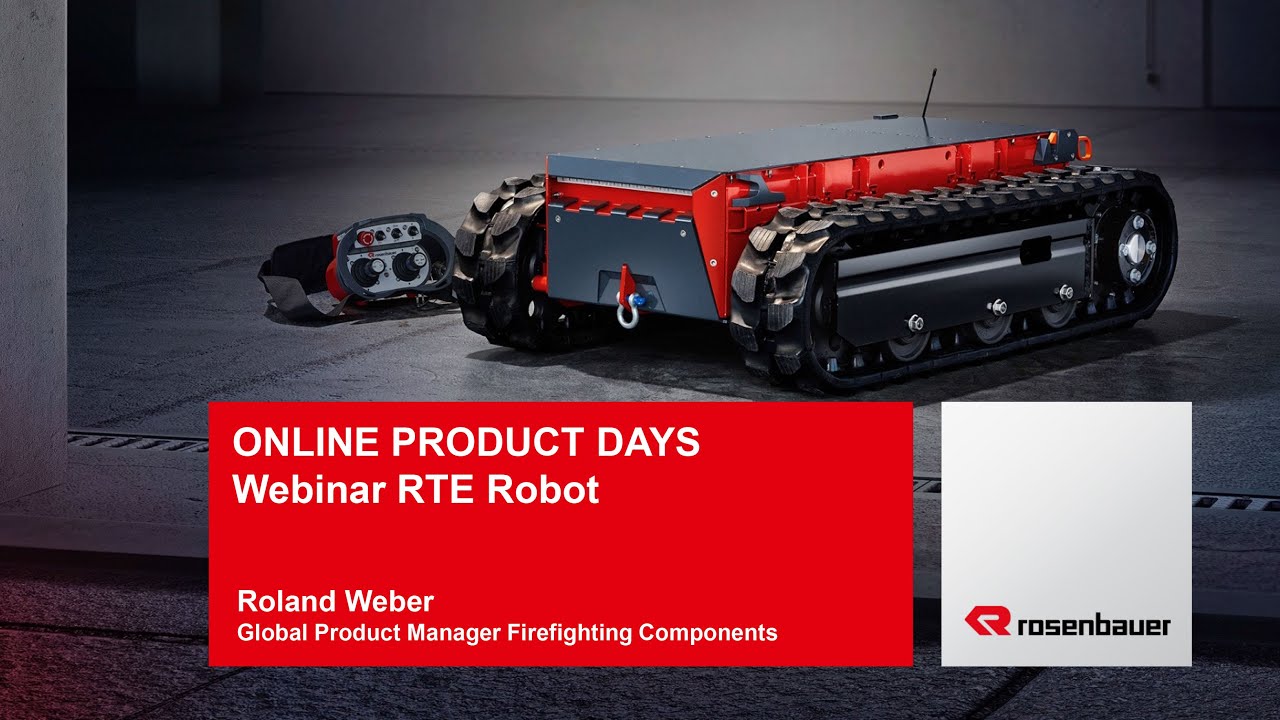 RTE Robot - The multifunctional robot from Rosenbauer