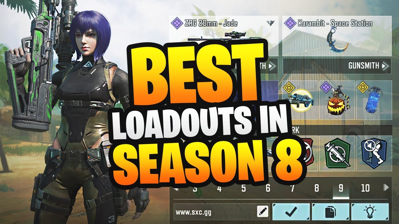 Season 8 Top Ten Weapons in Cod Mobile! BEST GUNSMITH FOR CODM!