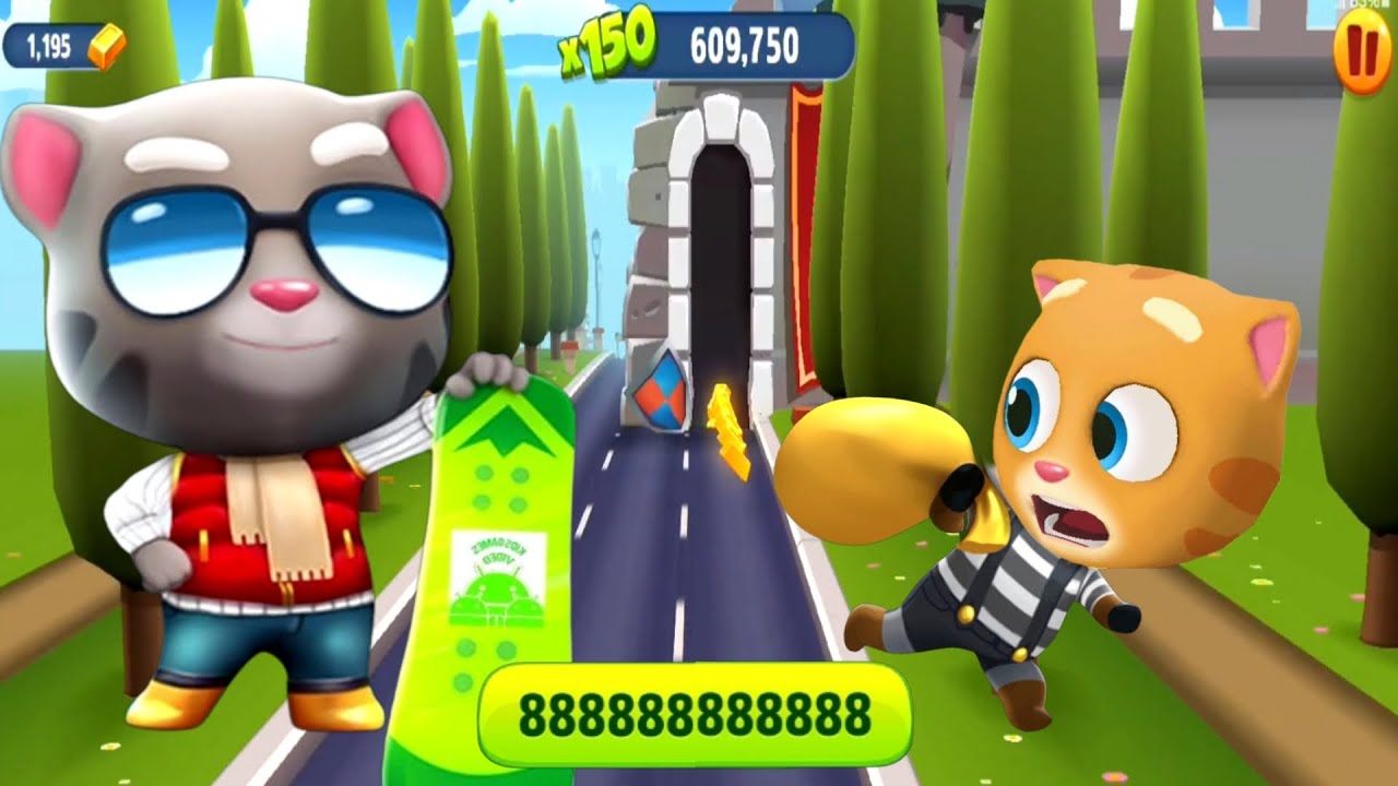 Talking Tom Gold Run New Update Ancient Town - Unlock Frosty Tom - Full Screen Android