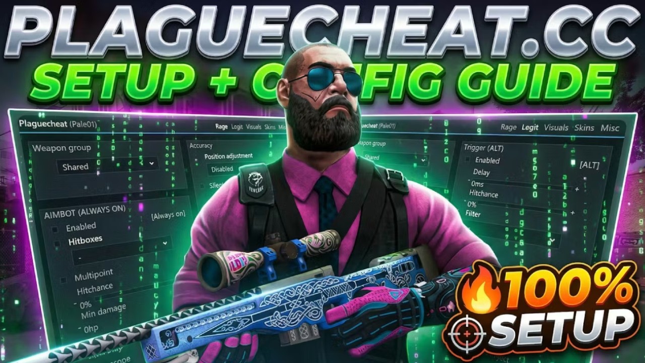 Руководство по настройке и обзор Plaguecheat.cc (ЛУЧШИЙ ЧИТ ДЛЯ HVH RAGE?) | CS2