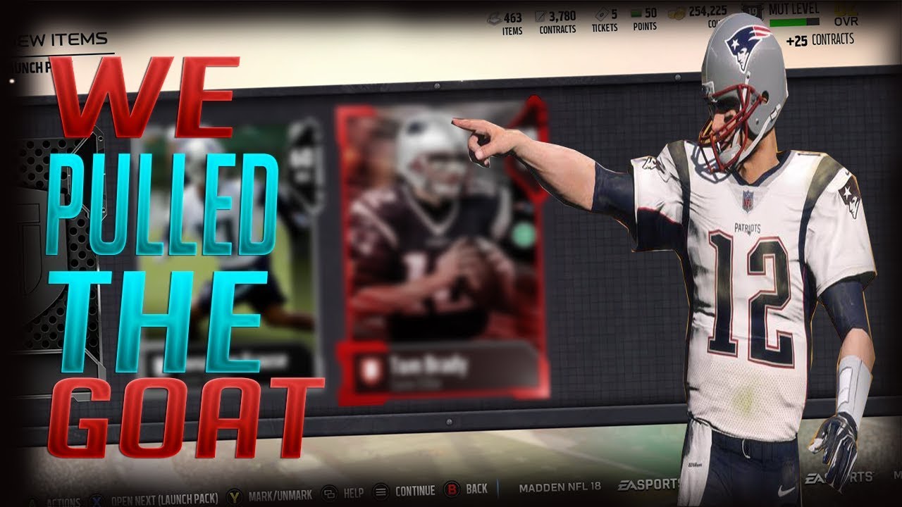 WE PULLED THE GOAT - MUT 18 PACK OPENING - 90 OVERALL PULL