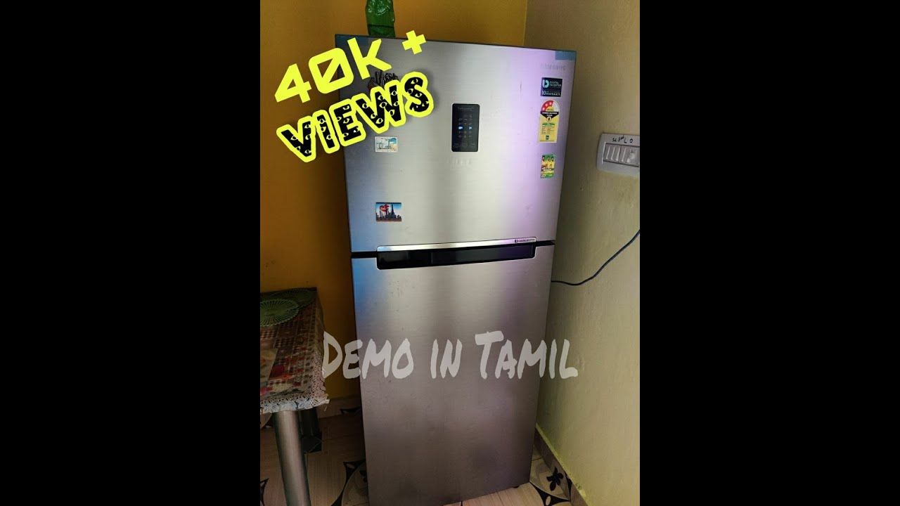 Samsung convertible 5 in 1 fridge  Demo video RT39M5538S9 in Tamil