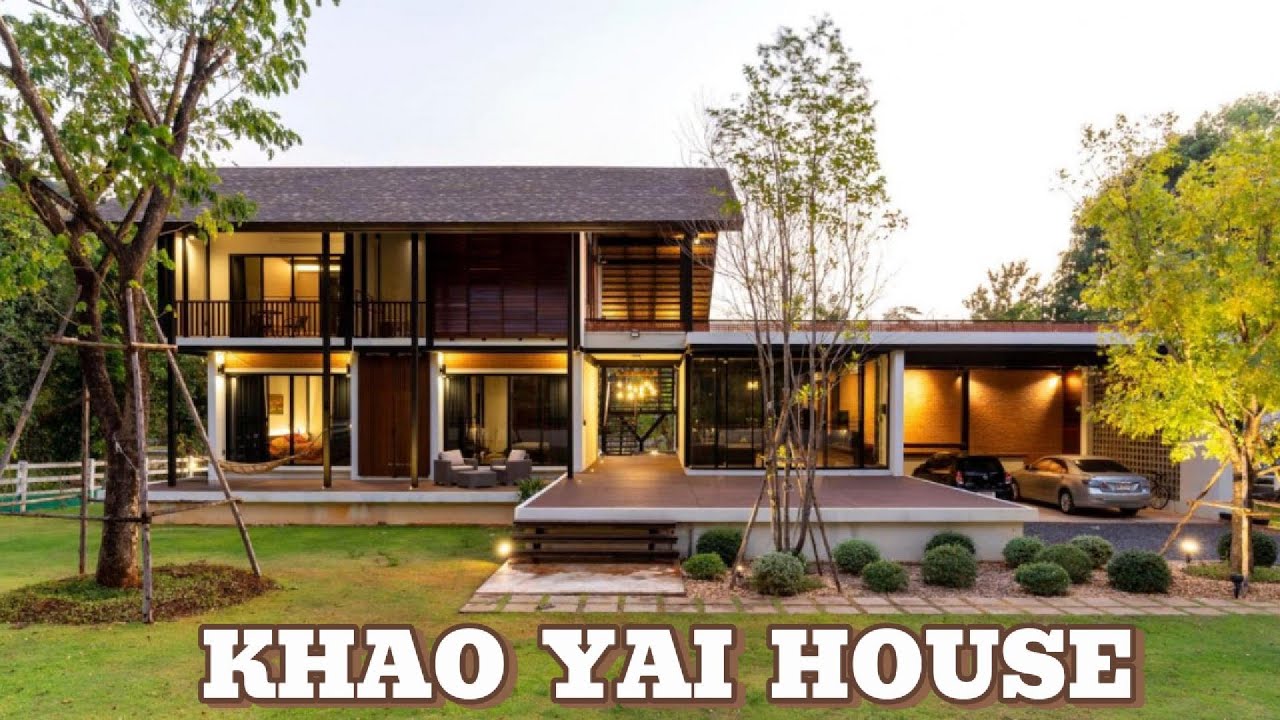 O2 Studio designs Khao Yai House in Khao Yai, Nakhon Ratchasima, Thailand