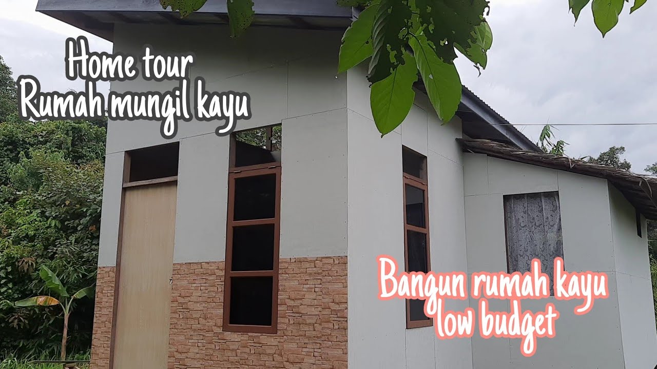 Budget 10 JT bisa jadi rumah mungil kayu,room tour rumah kayu panggung
