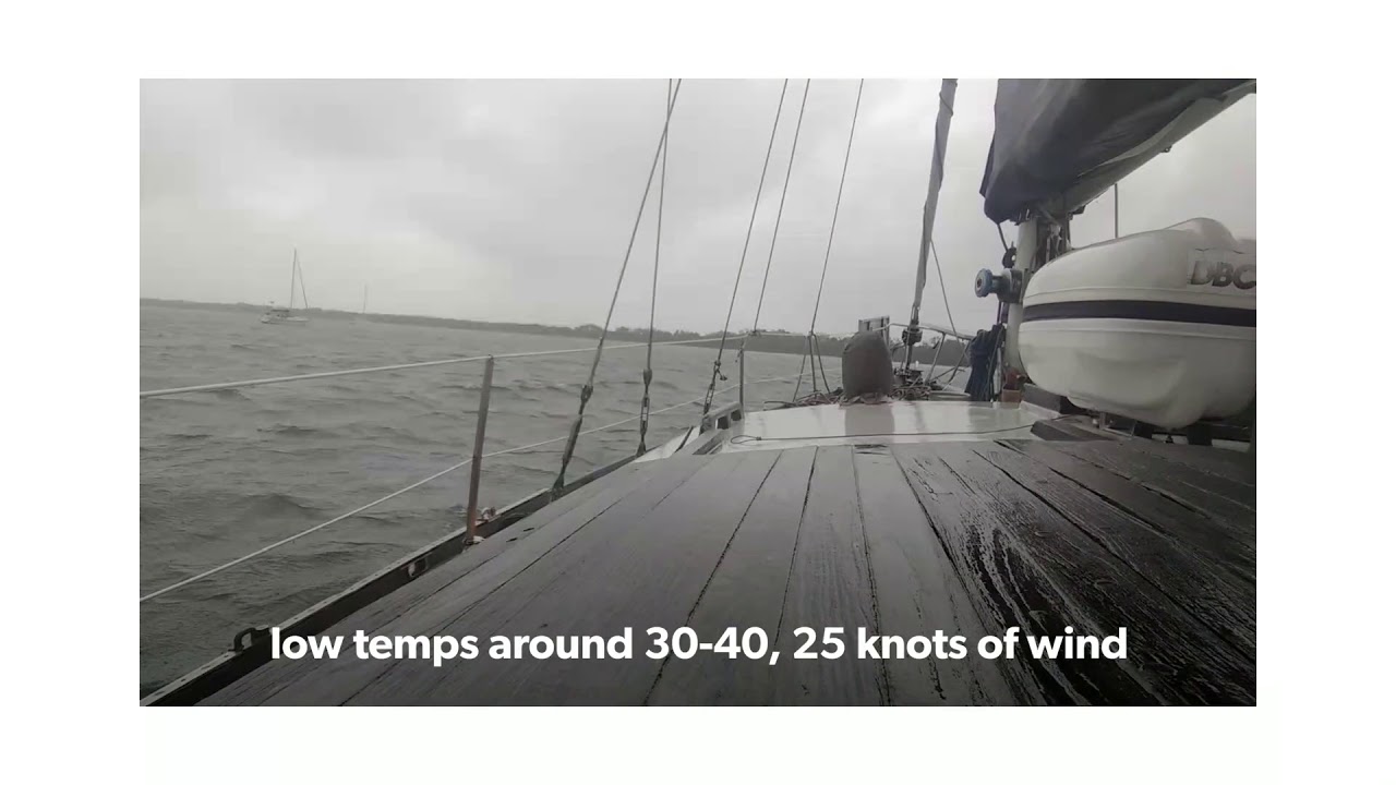 Travel Log: Hunkered Down Sailing in Manatee River in January  (SV Temptress)