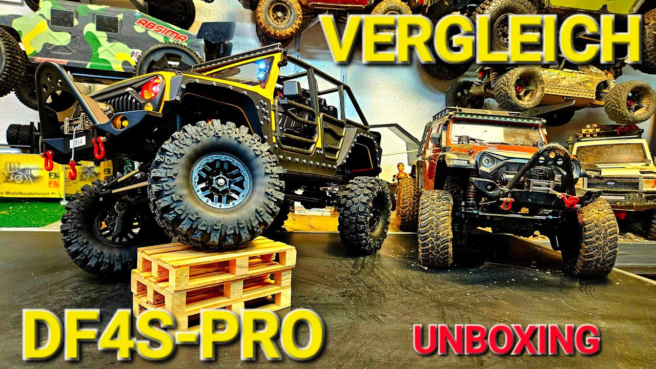 Unboxing Test DF-Models DF4s-pro HARDBODY VERGLEICH