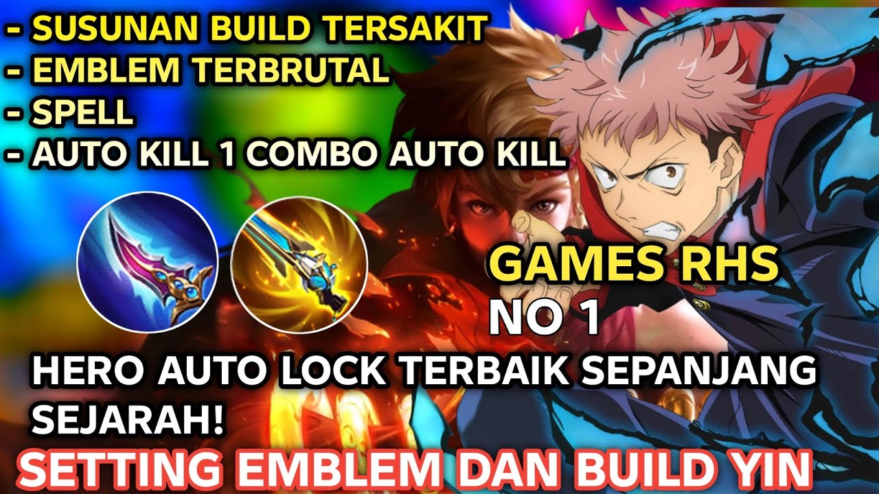 NO 1 SETTING EMBLEM DAN BUILD YIN TERSAKIT 2025 BUILD YIN PALING SAKIT SEASON 37