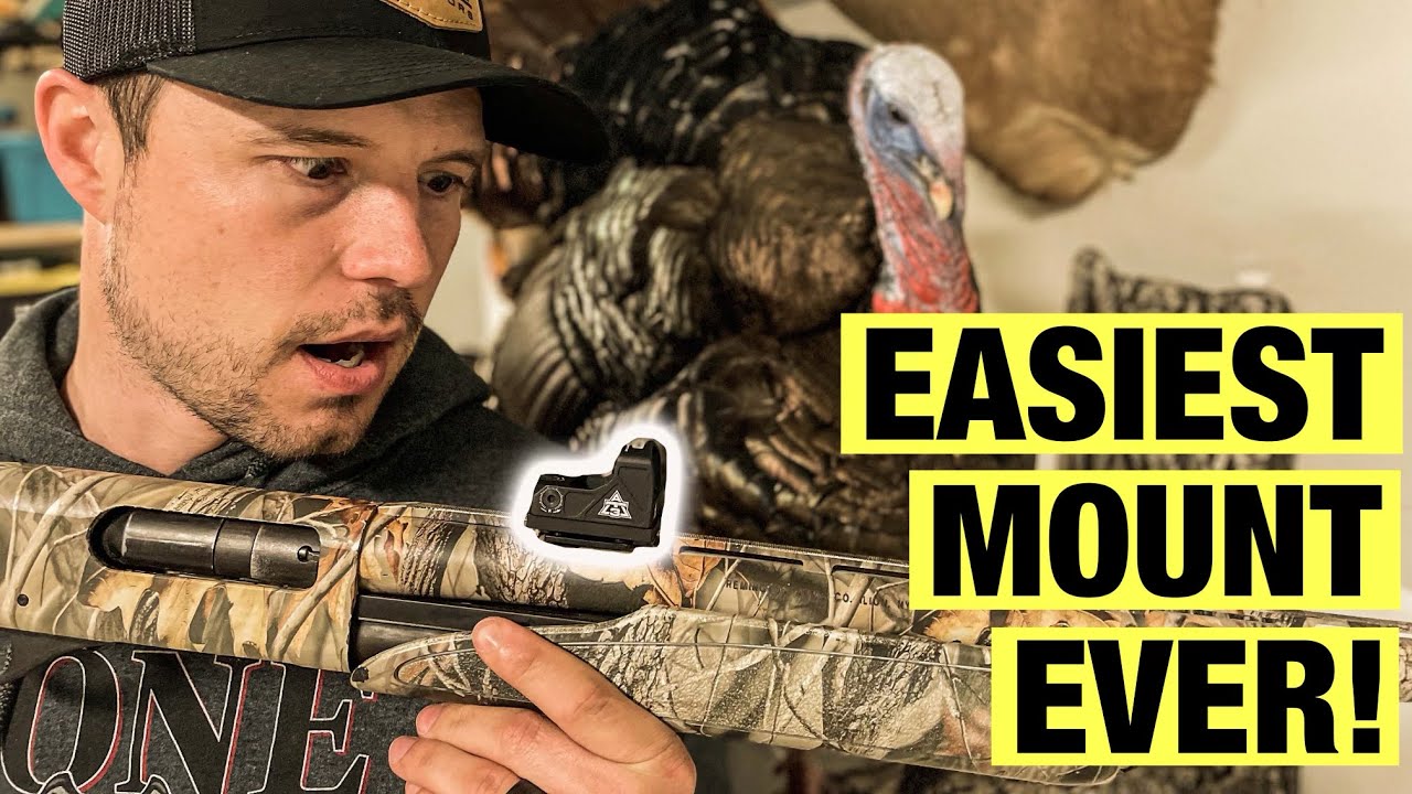 I Found the Easiest Red Dot Mount for Shotguns!!! Remington 870
