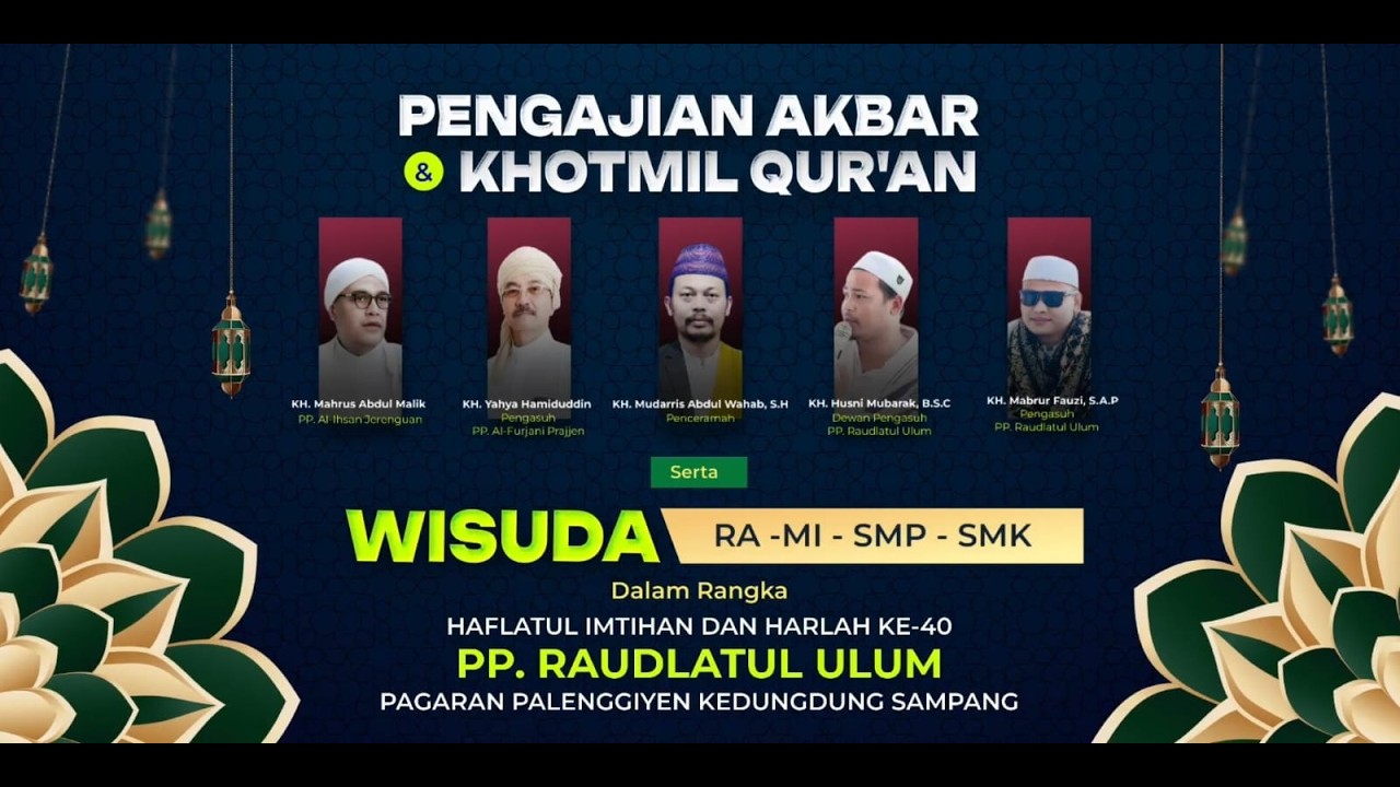 KHOTMIL QUR'AN PUTRA PP. RAUDLATUL ULUM 2026