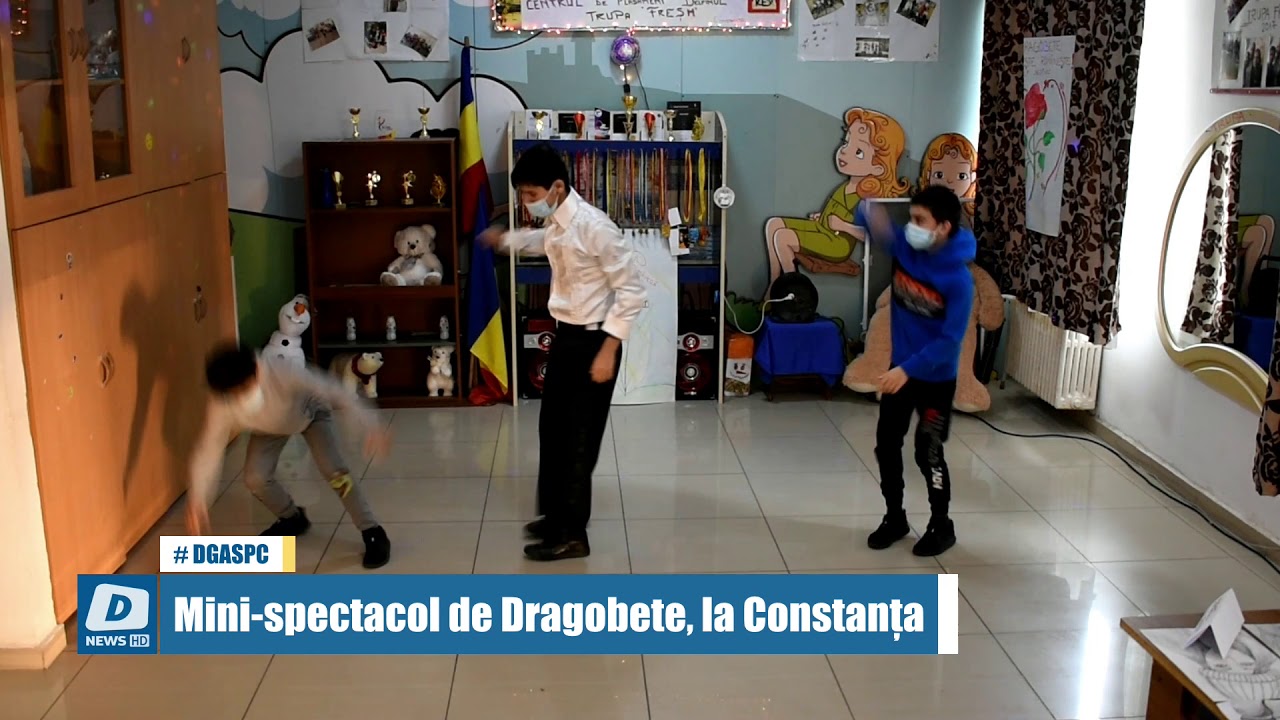 Mini-spectacol de Dragobete, la Constanța