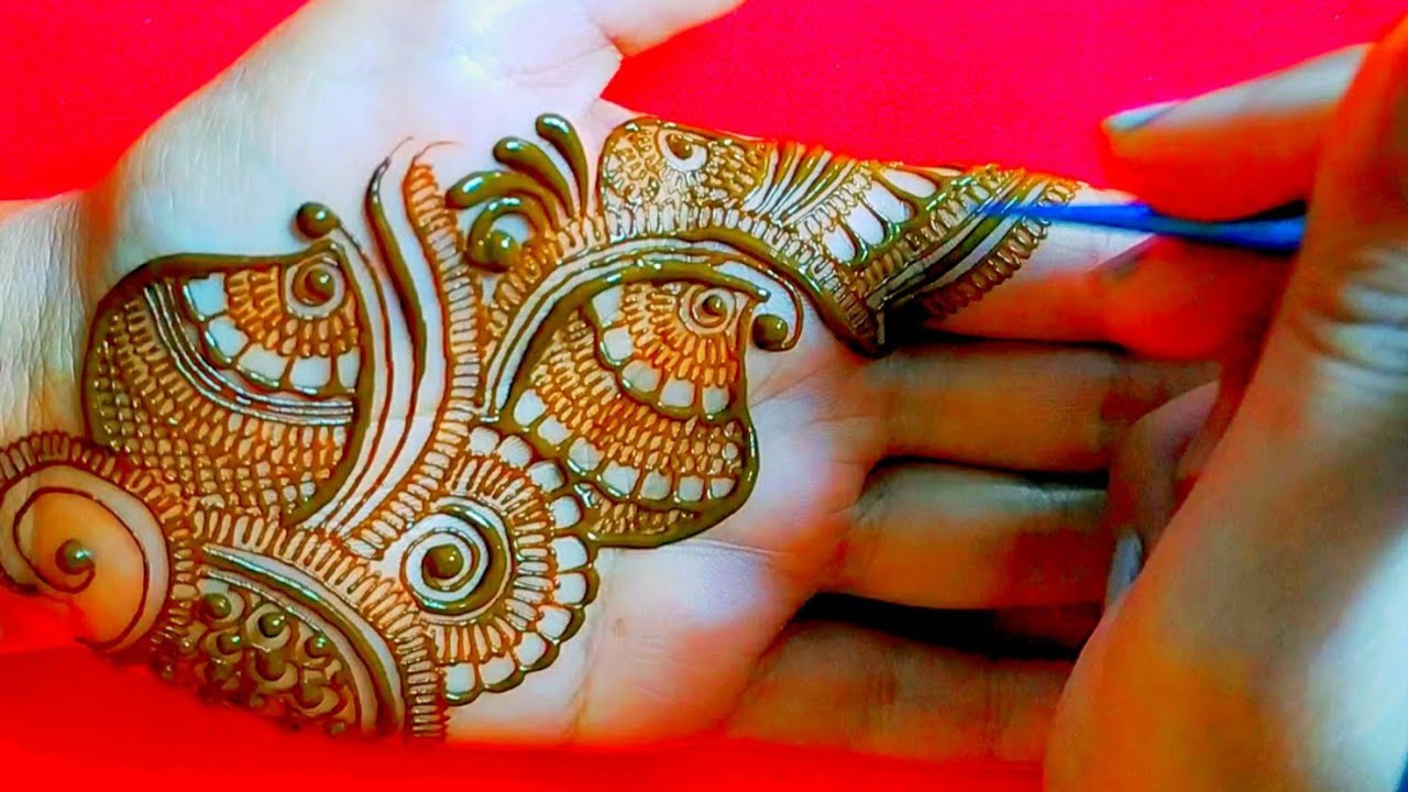 simple & easy Arabic mehndi for beginners ll elegant Arabic mehndi design for beginners ll