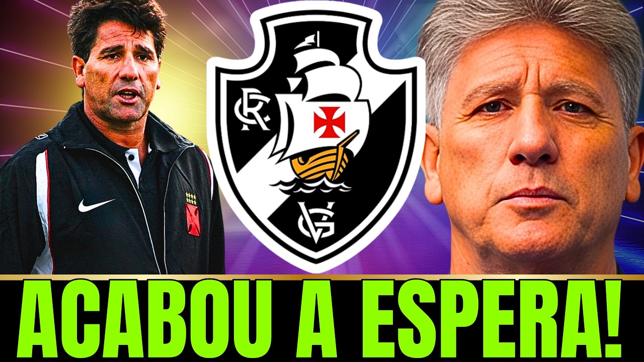 DEU BOM! CHEGOU A RESPOSTA QUE O VASCO QUERIA - RENATO GAÚCHO VAI SER O NOVO TÉCNICO DO VASCO!