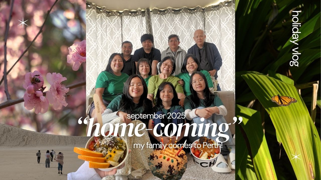 home-coming; perth spring family trip vlog ★