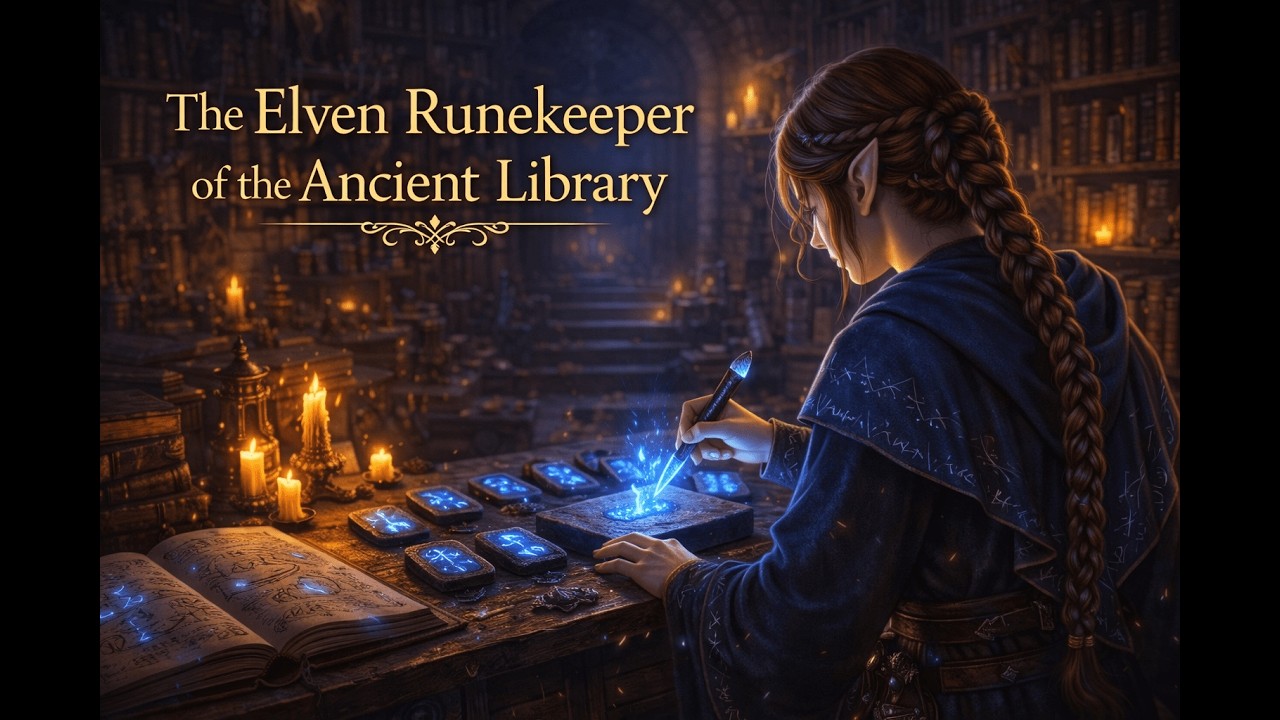 The Elven Runekeeper of the Ancient Library – Calm Celtic Fantasy Music (No Lyrics)