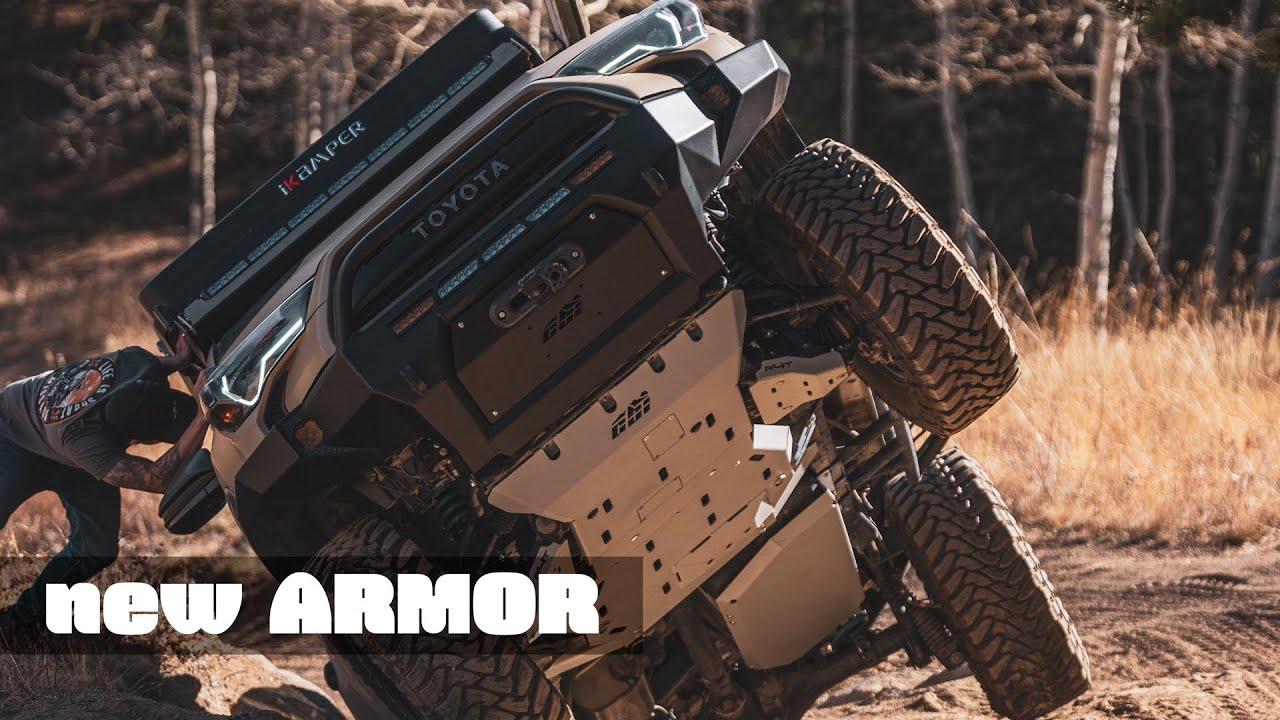 Maximum Coverage Skid Plates for 5th Gen 4Runner - @CBIOFFROADFAB Overland Bumper & Skid Plates
