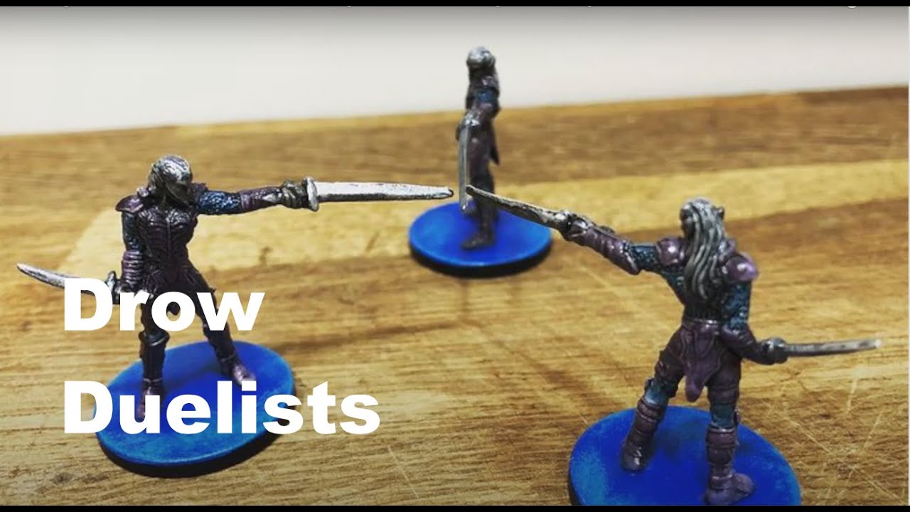 Painting Drow Elves | SPEEDPAINTS | The Legend of Drizzt  | Dungeons & Dragons | Duelists