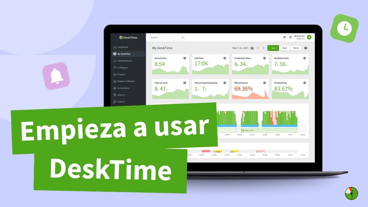 Cómo usar DeskTime en 5 pasos | DeskTime para Gerentes 2025