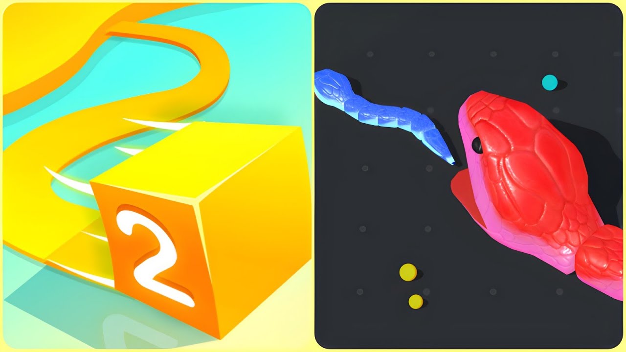 Paper.io 2 vs Snake Clash 3D - (All New Update, ASMR Game)