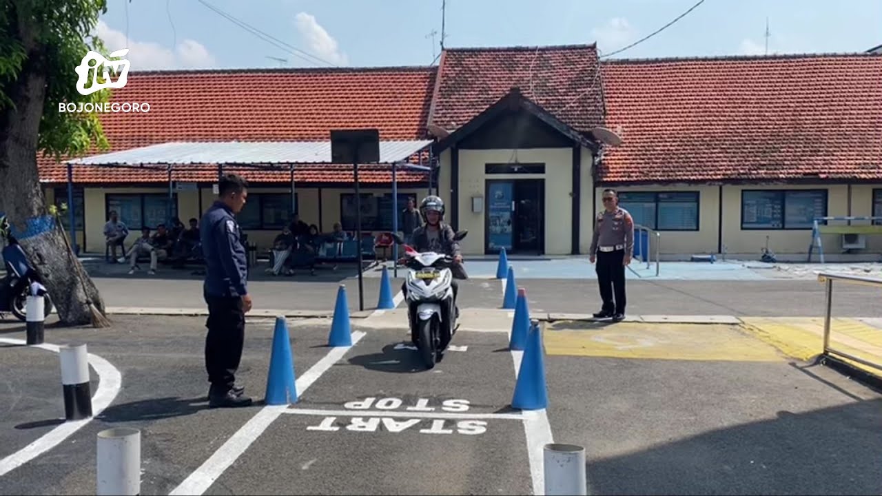 Lintasan Uji SIM Diganti Huruf S, Pemohon SIM di Bojonegoro Meningkat