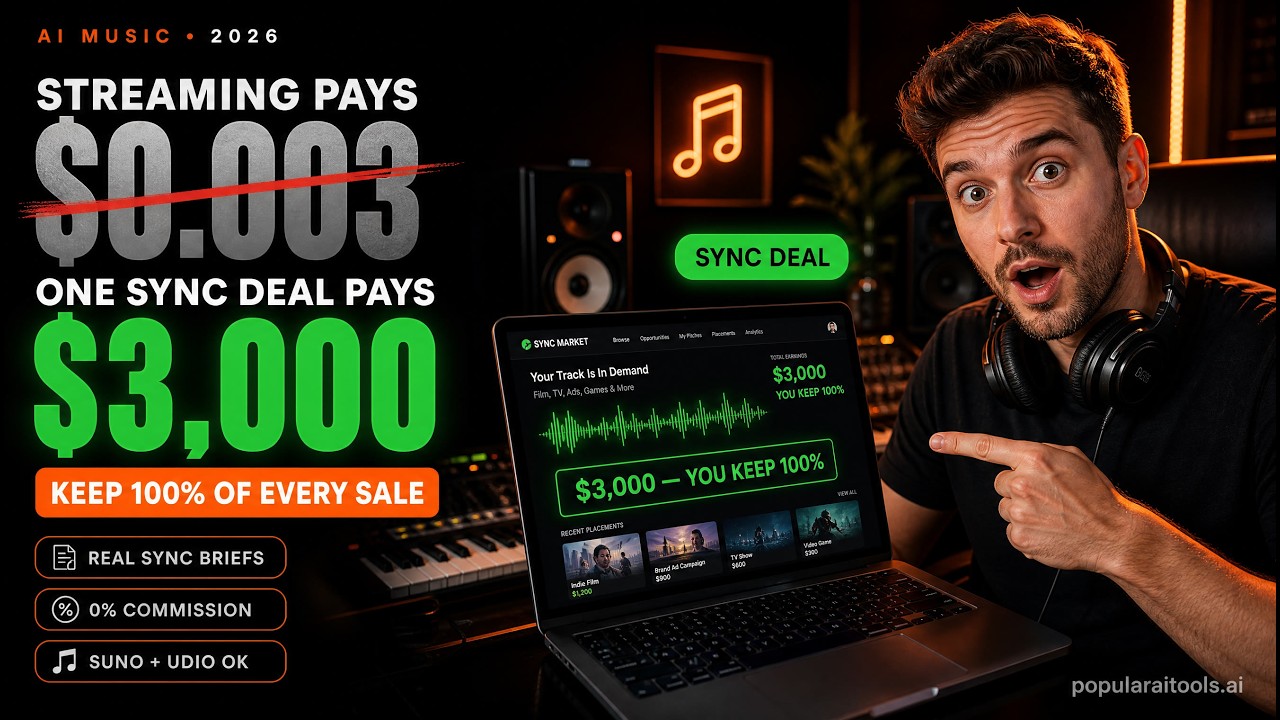 How to Make Money With AI Music in 2026 (Sync, Sales & Licensing)