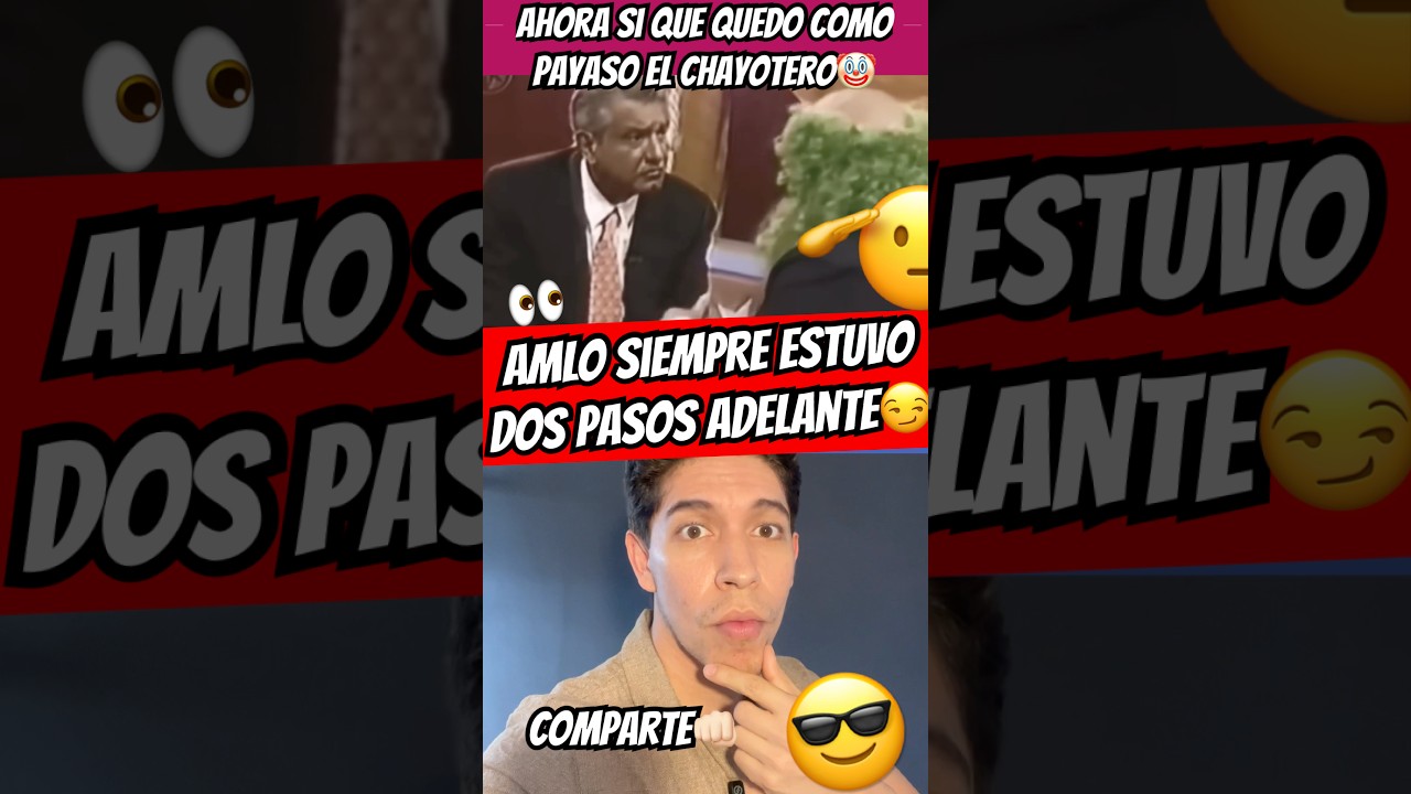 🔥EL D&Iacute;A QUE AMLO CHAMAQUE0 AL PAYASO DE BROZO🤡😎👊🏻#shorts #viral #amlo #shorts #mexico #tv