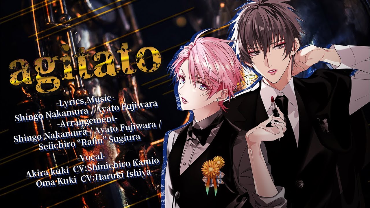 JAZZ-ON!（#ジャズオン）九鬼暁（CV. #神尾晋一郎 ）&九鬼煌真（CV. #石谷春貴）　-「agitato」lyric ver.