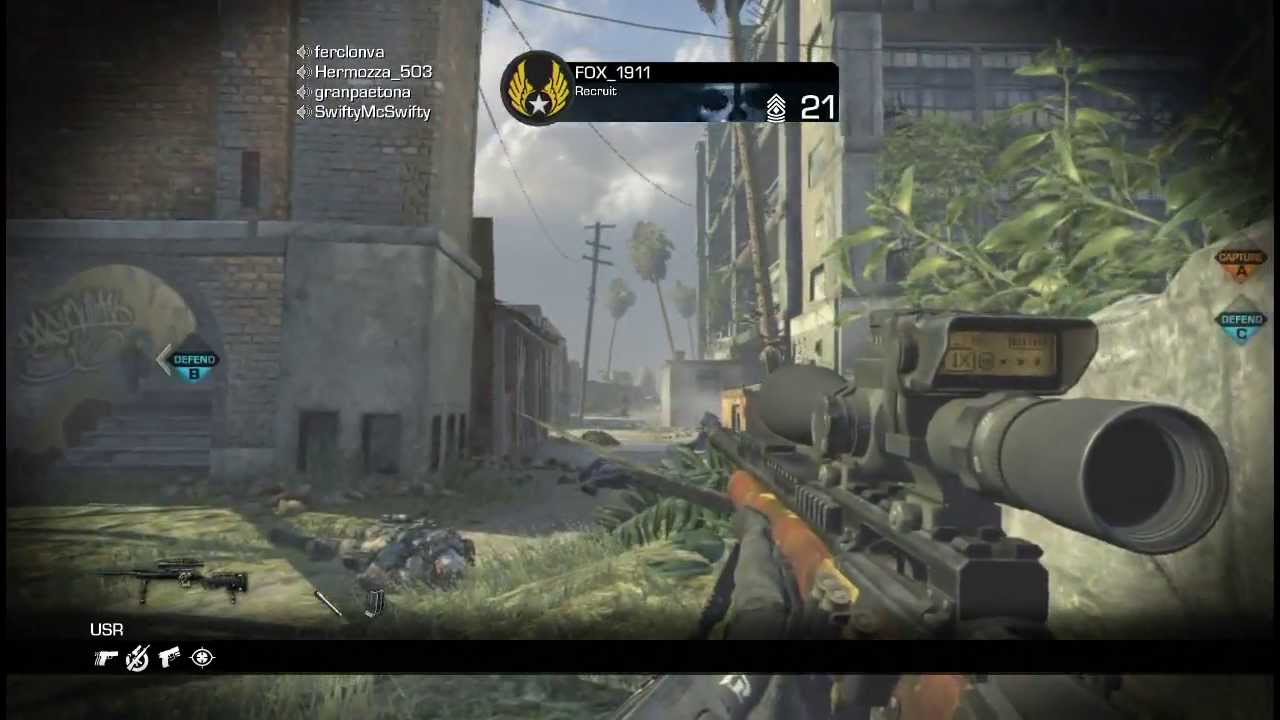 【COD GHOSTS】ふぉっくすのDOM#3～初ドミSRプレイ～【PS3】