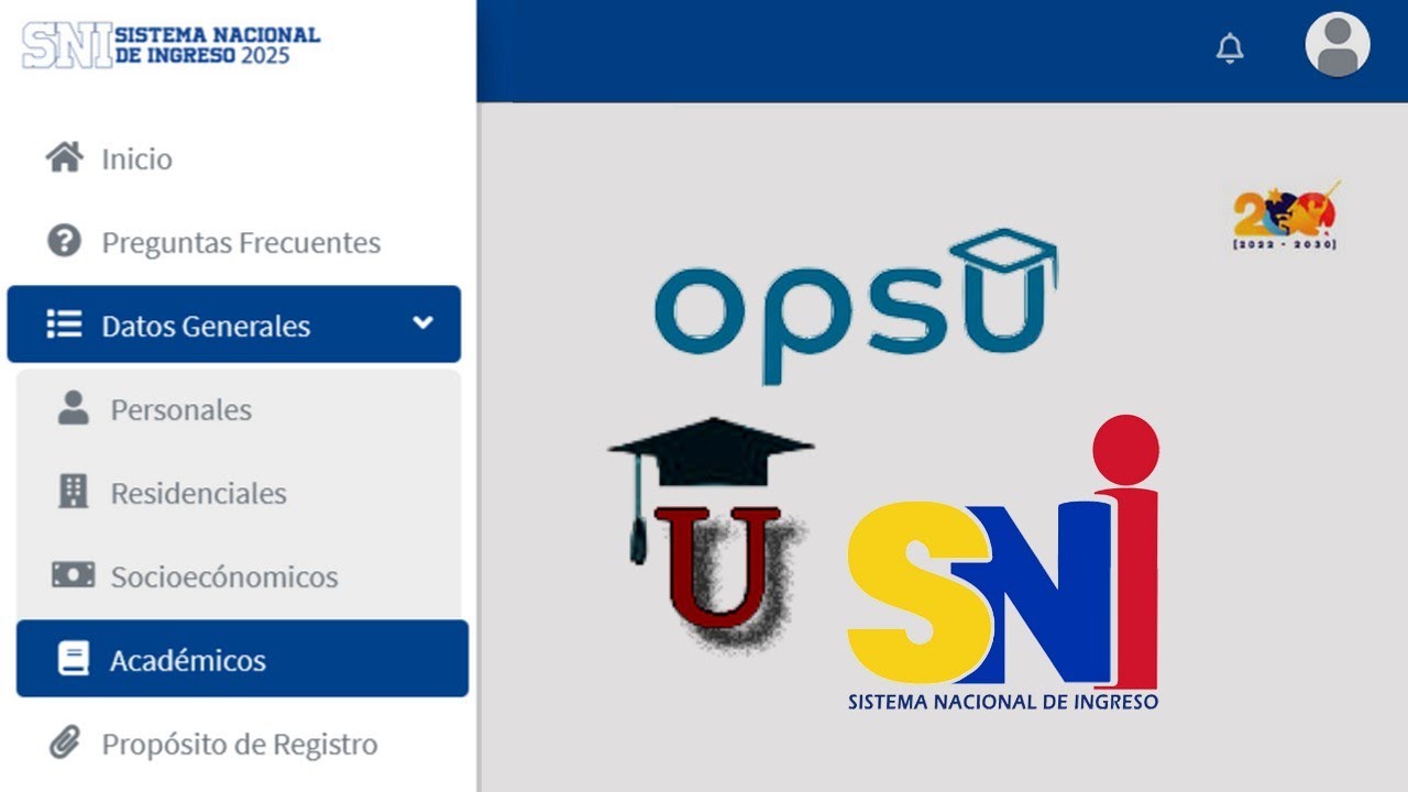 Apertura SNI-OPSU 2025