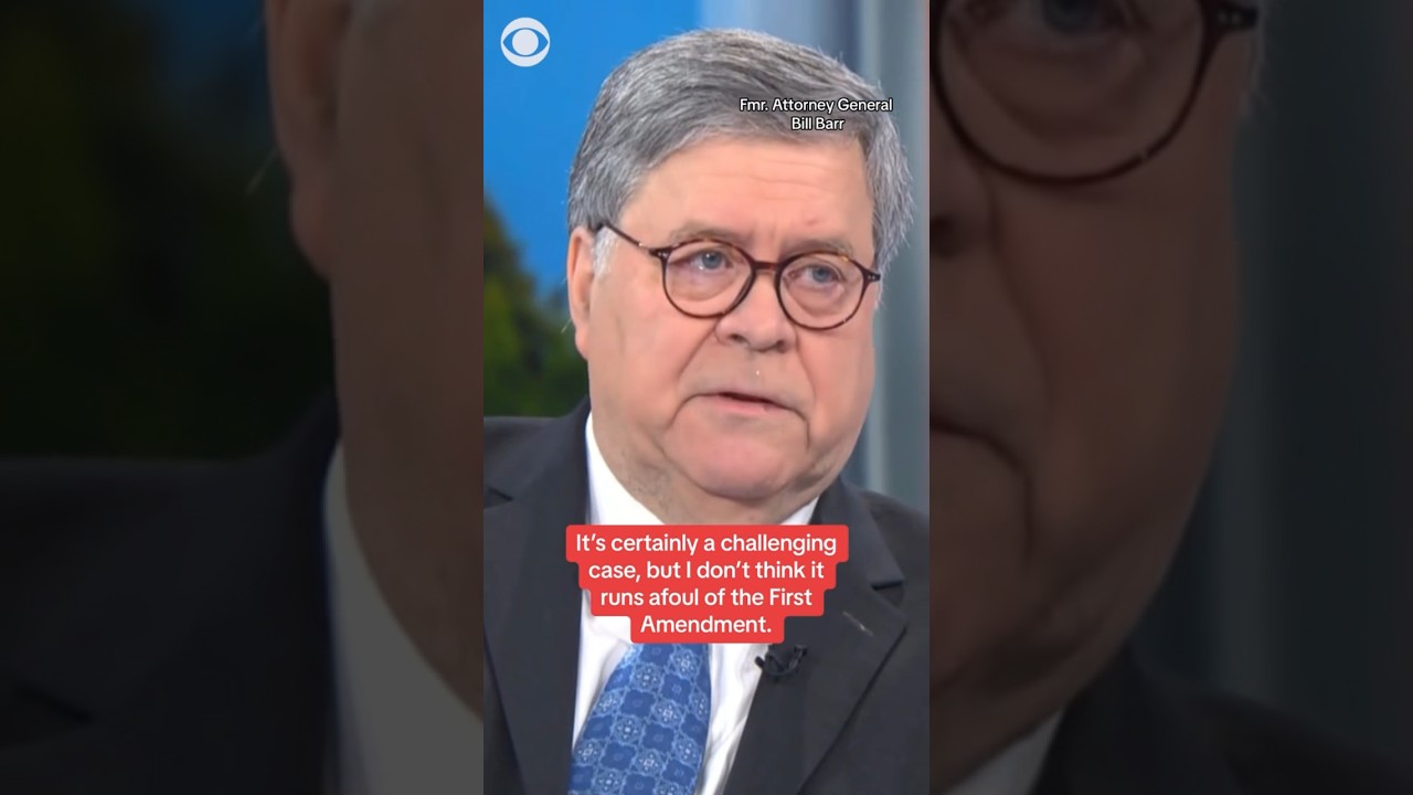 Bill Barr says special counsel&rsquo;s case against Trump is &ldquo;legitimate&rdquo; #shorts