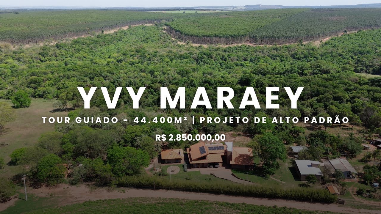 Chácara Yvy Maraey em Bauru: um refúgio de 44.400m² com casa de alto padrão e muita natureza