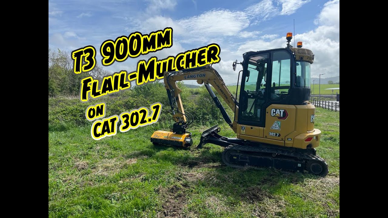 T3 900mm Mulcher on CAT 302.7D CR