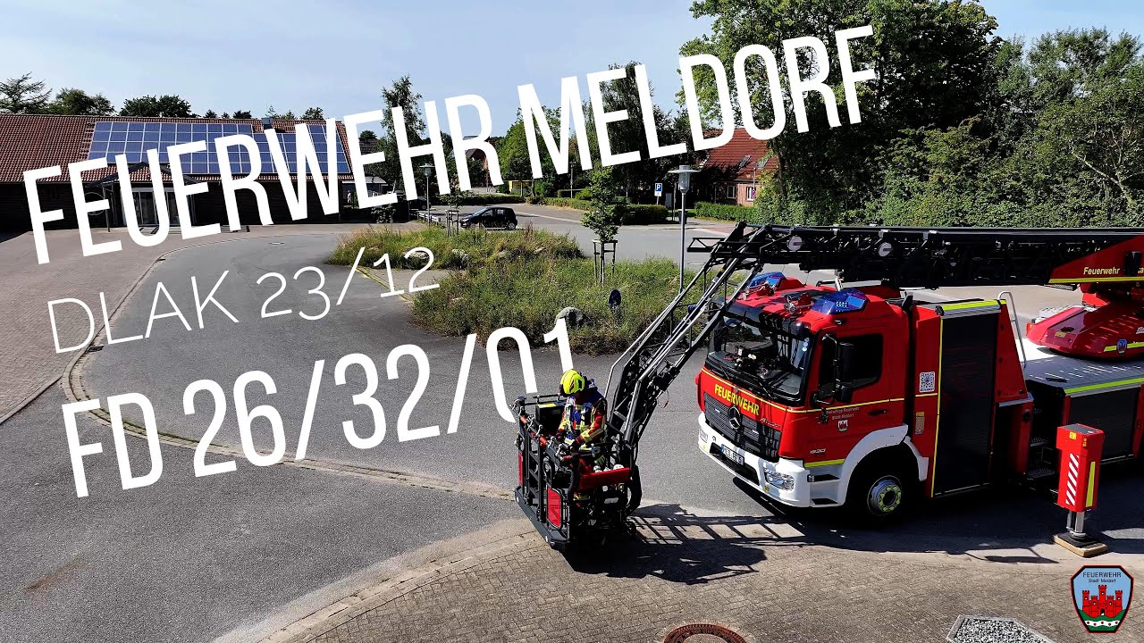 Rosenbauer Drehleiter DL(A)K 23/12 - Feuerwehr Stadt Meldorf - Florian Dithmarschen 26/32/01