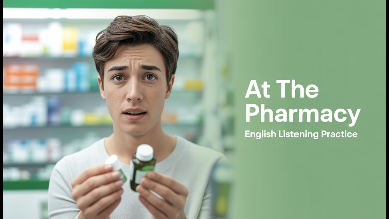 At the Pharmacy | English Listening Practice for Beginners