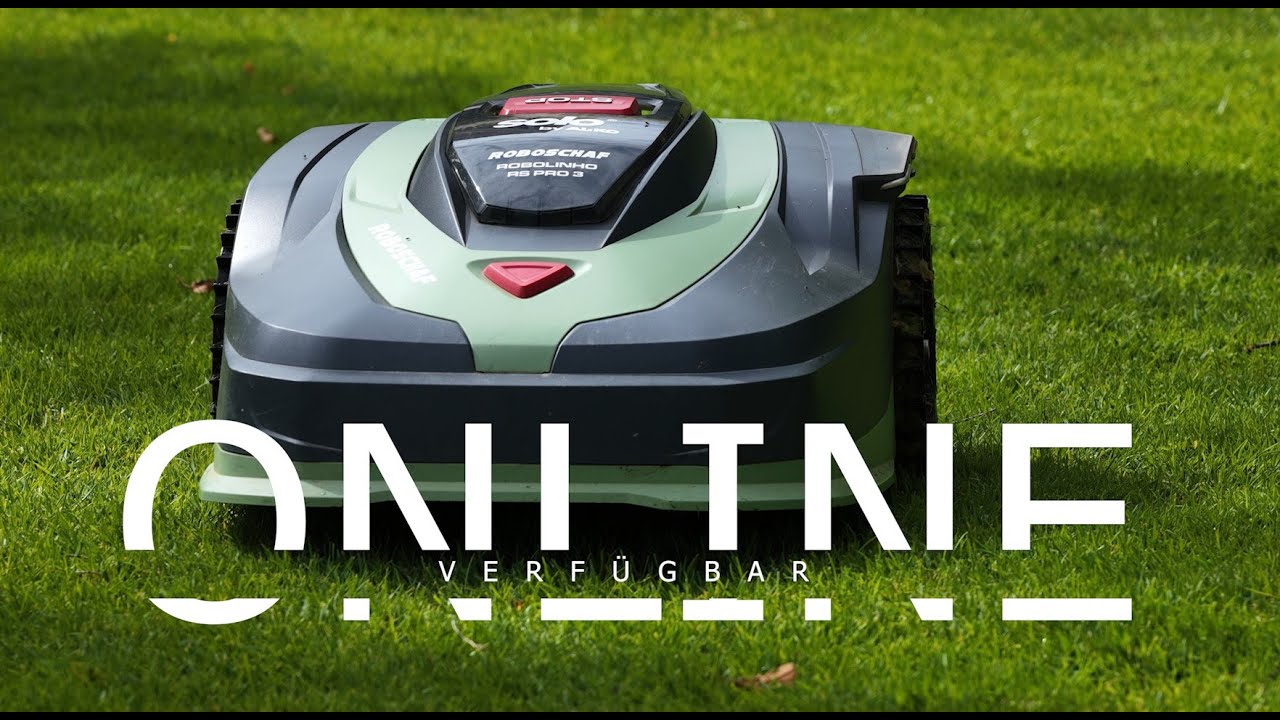 Roboschaf Mähroboter Sondermodelle Solo RS Pro2/3 Online verfügbar. Der beste Rasenroboter ohne GPS