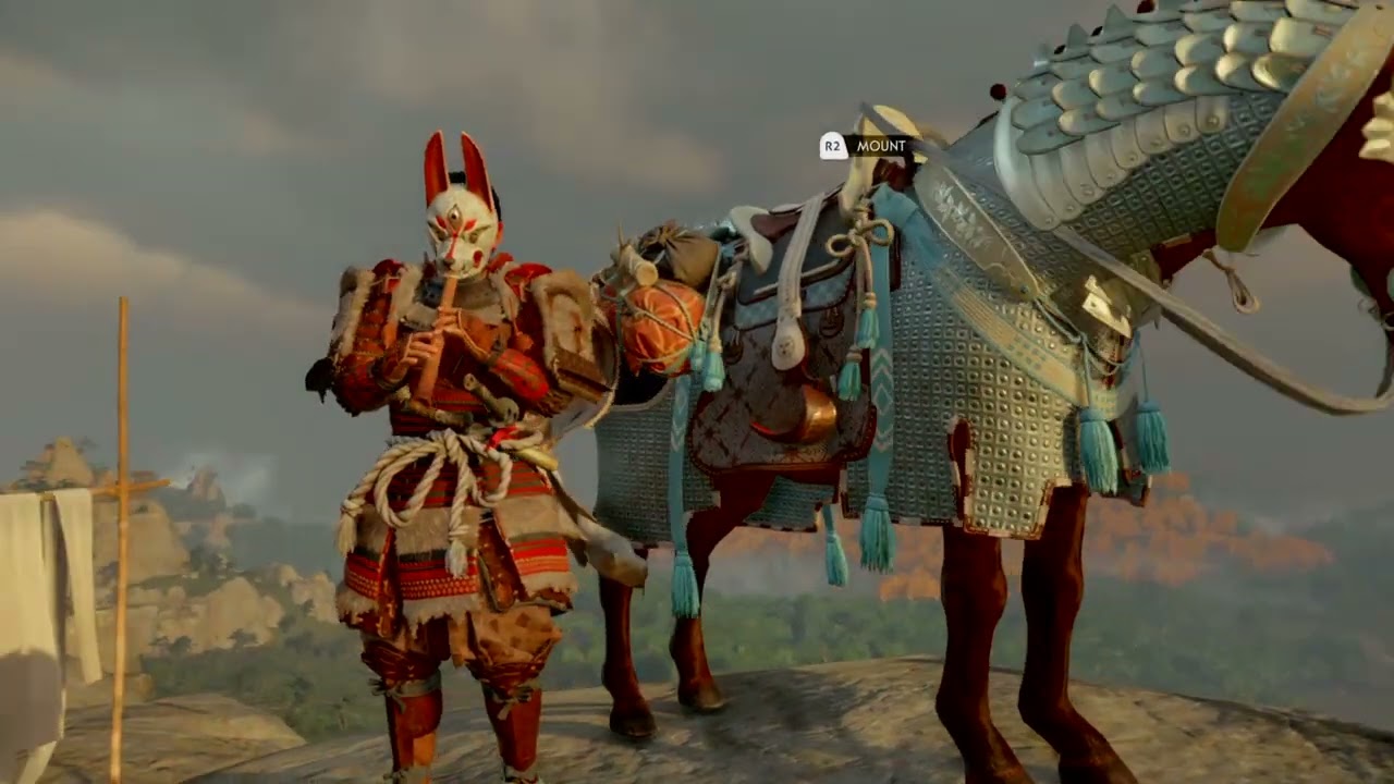 Ghost of Tsushima playing flute change weather