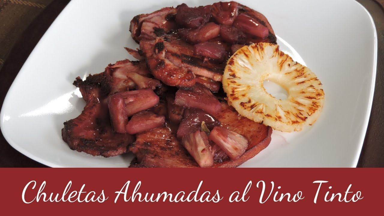 Chuletas Ahumadas al Vino Tinto