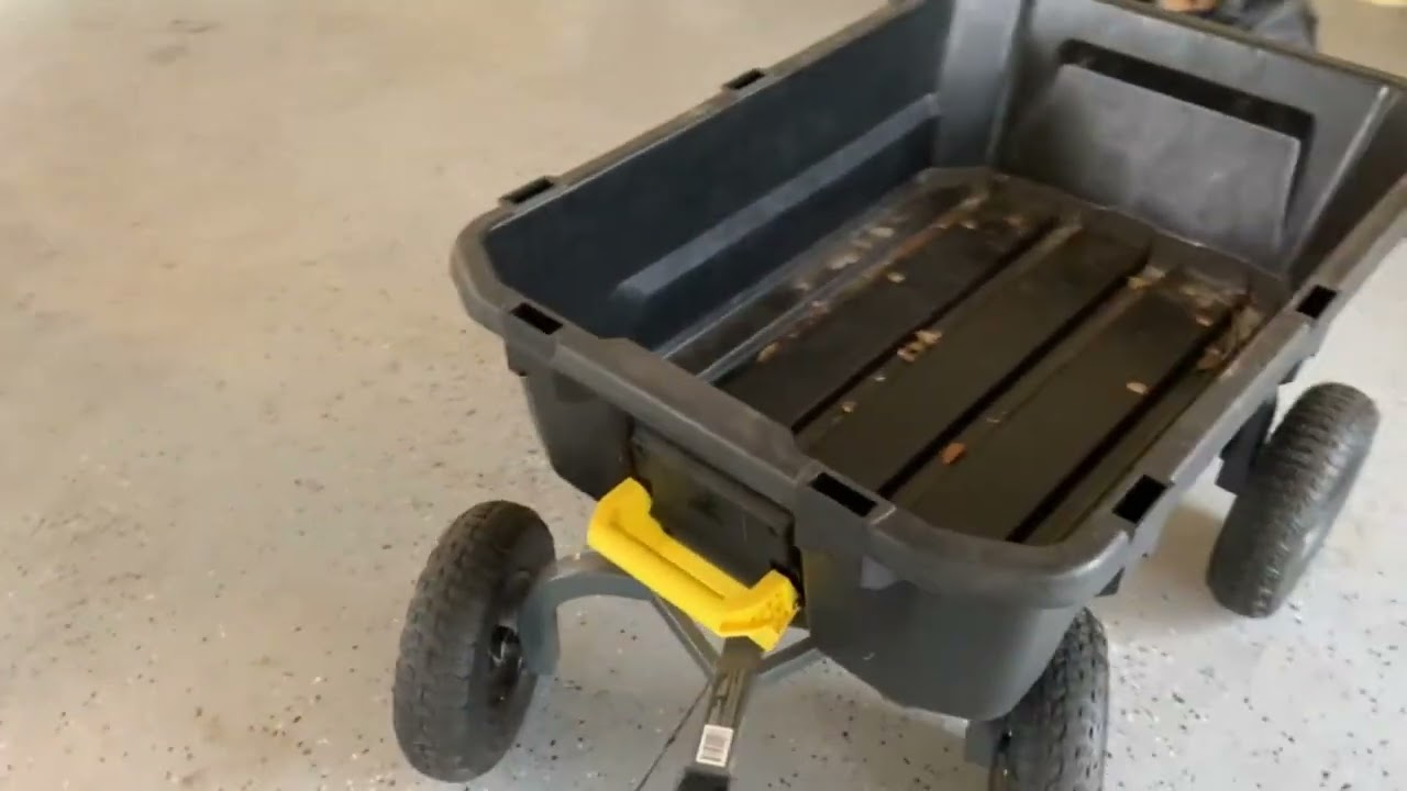 Gorilla Carts 4GCG NF Poly Dump Cart, 600 Pound Capacity Review, Gorilla Dump Cart Is It Useful