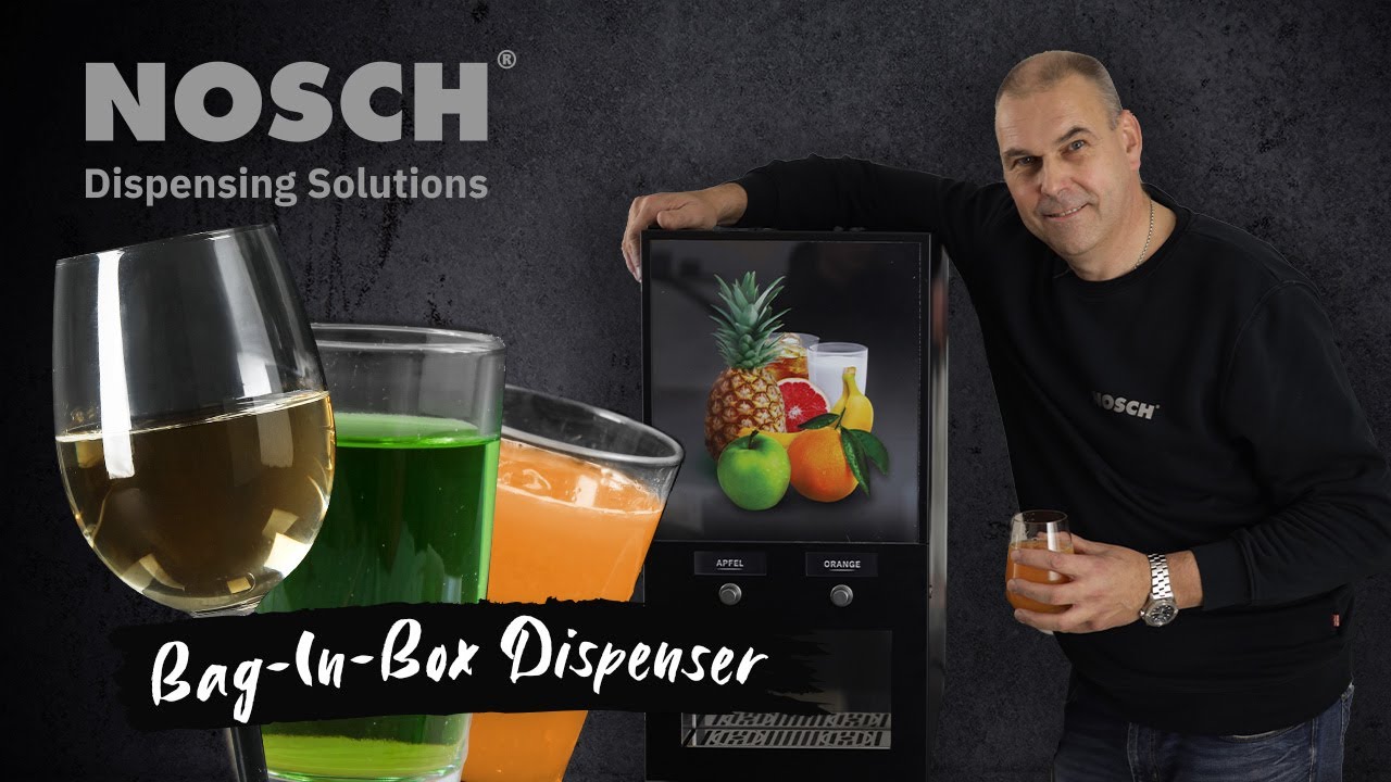 Bag in Box Wein und Saft perfekt kühlen und hygienisch ausschenken | NOSCH Bag in Box Dispenser
