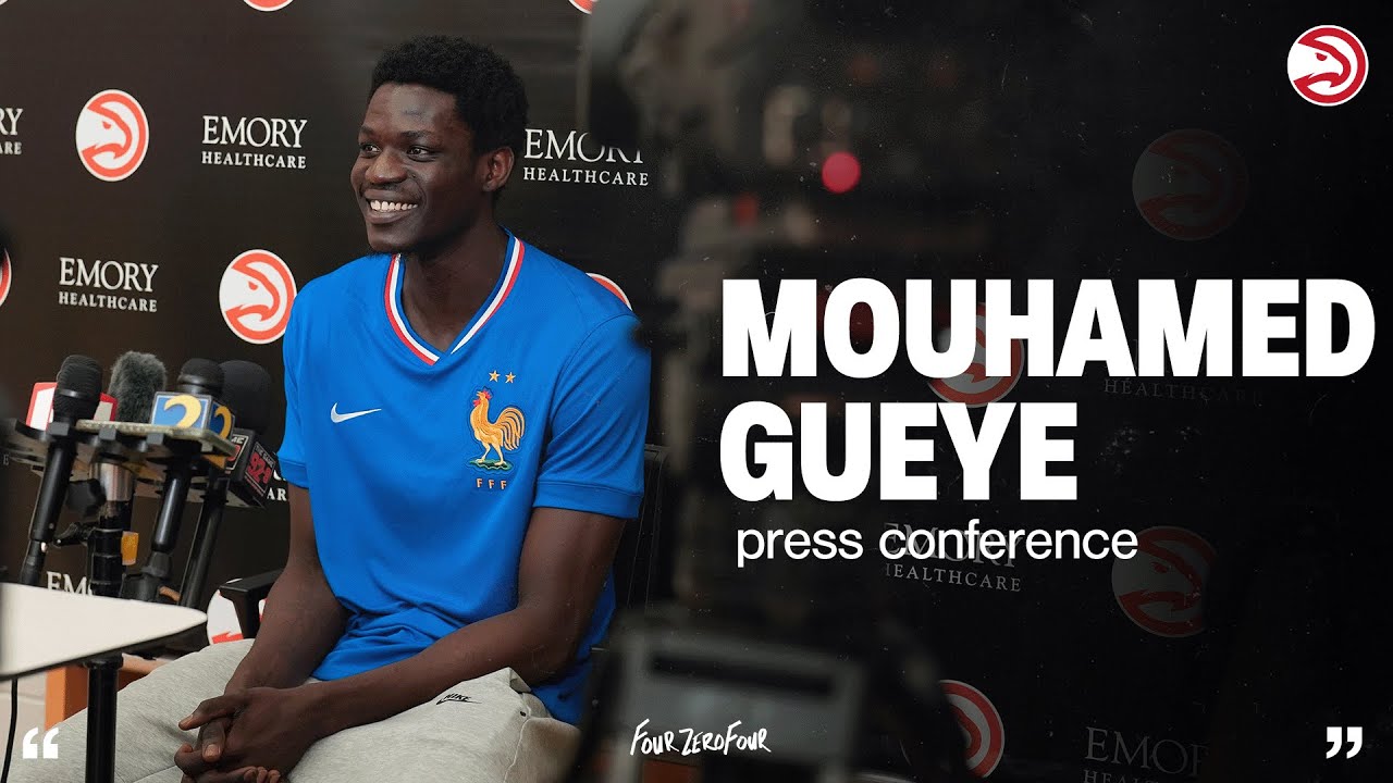Mouhamed Gueye End-of-Season Press Conference | Atlanta Hawks 2024-25