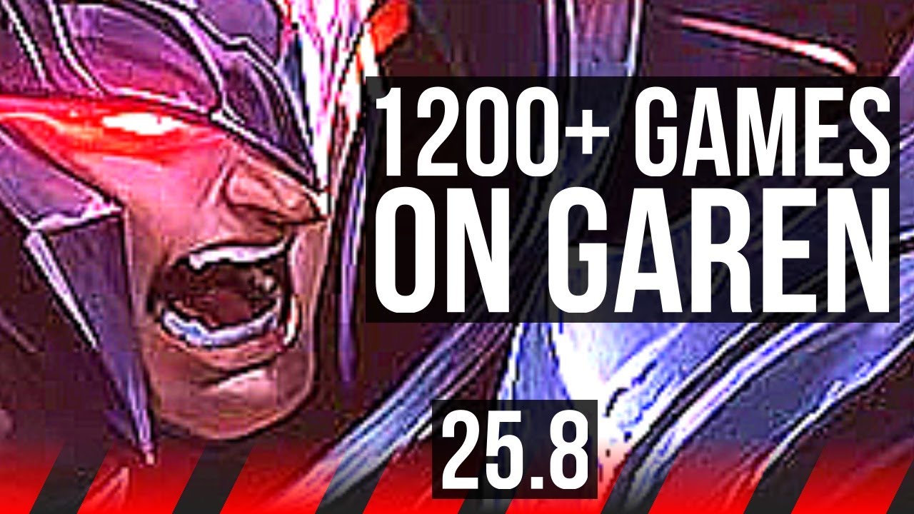 GAREN vs KAYLE (TOP) | 1200+ games | NA Grandmaster | 25.8