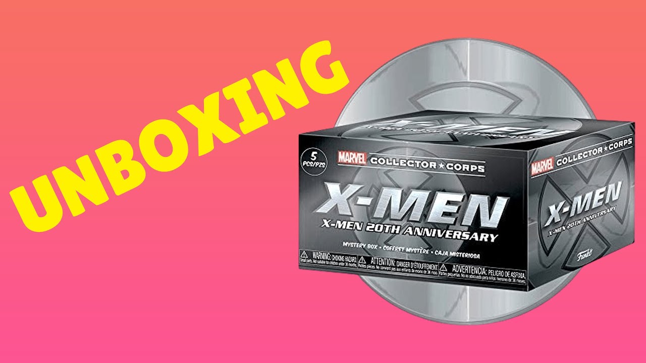 Unboxing the Funko Marvel X-Men 20th Anniversary Collectors Corps
