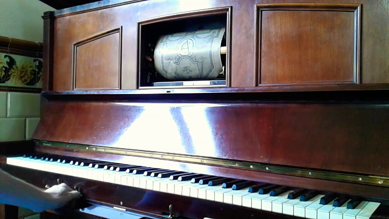 Moonlight sonata (op27.2) Beethoven | 3rd movement only | Fantastic ! | Pianola Steck player piano