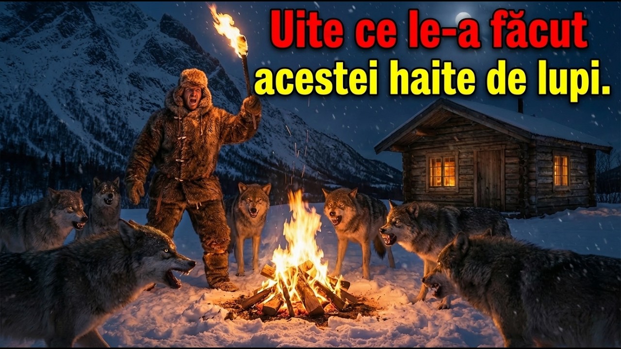 Cea mai izolată structură din munți: zăpadă, lupi și liniște | ASMR