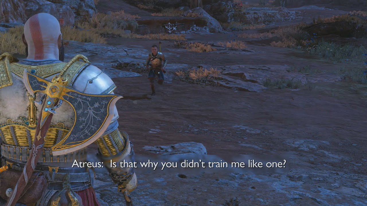 Atreus Asks Kratos What It Was Like To Be A Spartan & Why Didn't Train Him Like One - GOW: Ragnarök