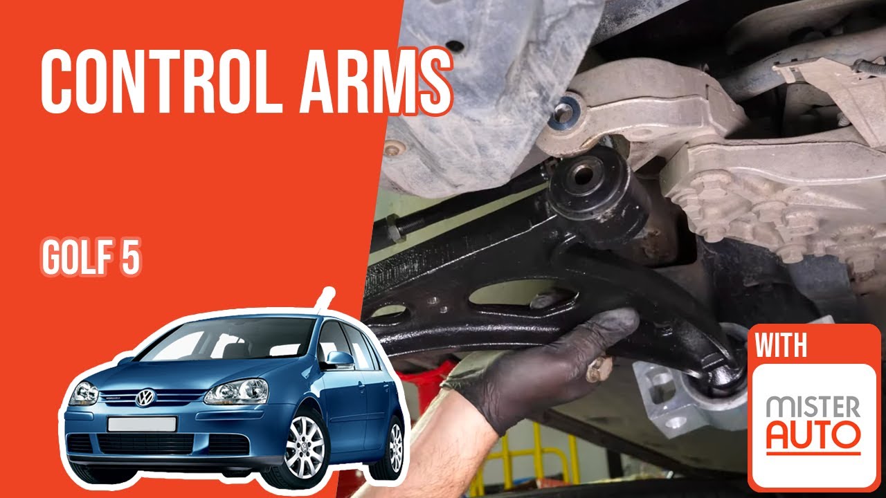 How to replace the control arms Golf mk5 🚗