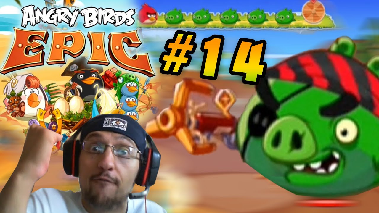 Давайте играть Angry Birds EPIC Часть 14: У меня нет друзей! Пиратский побережье Porktuga!