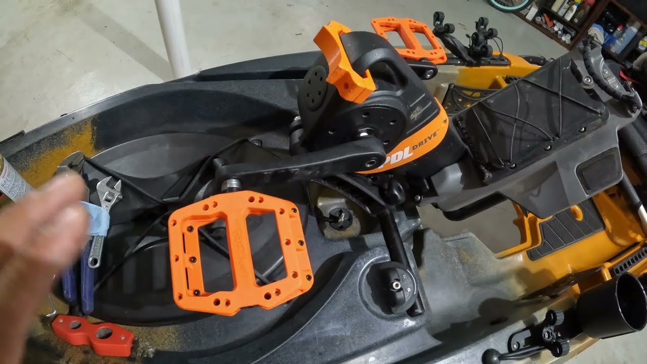 I changed out the PEDALS on my Old Town Sportsman PDL 120 Fishing Kayak