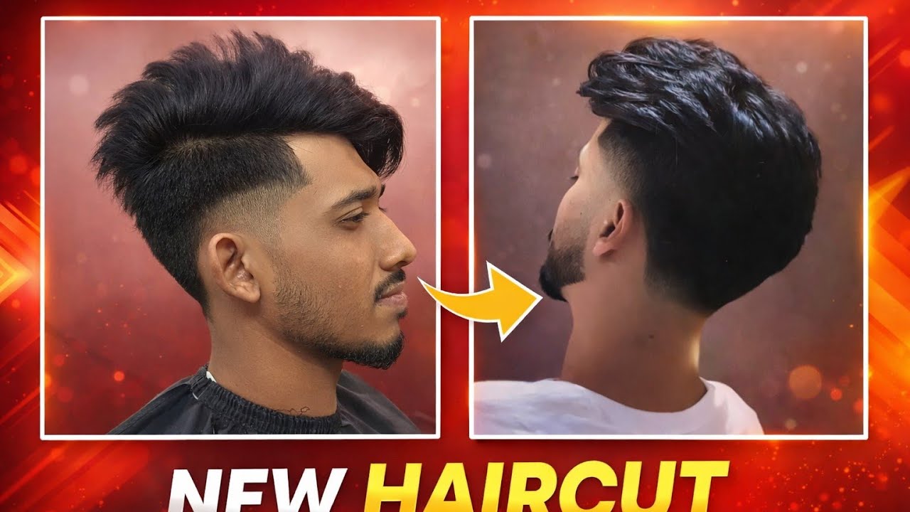 NEW HAIRCUT ✂️ Amazing Transformation | Stylish Fade Haircut Tutorial For Boys